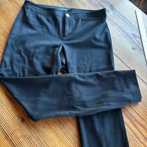 Lauren Ralph Lauren Black Dress pants 10 mid rise